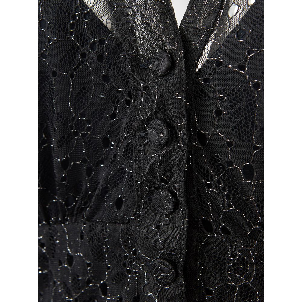 Lardini Black Nylon Casual Women's Dress