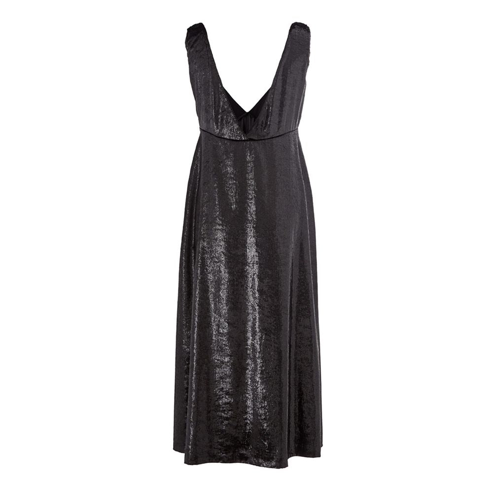 Lardini Black Polyester Cocktail Women's Dress
