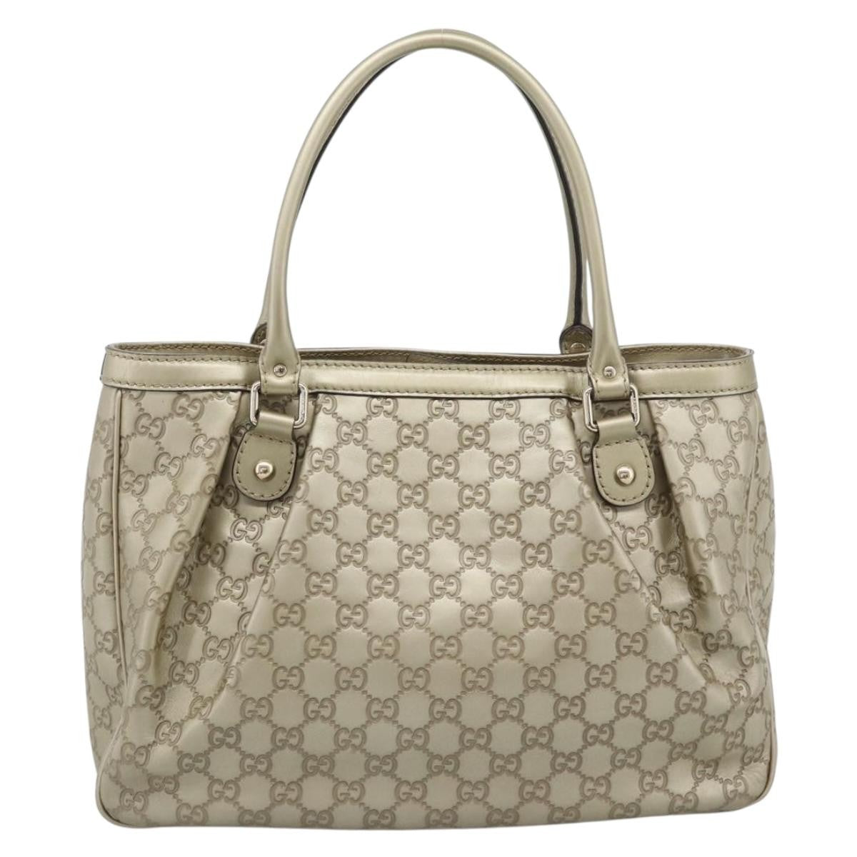 Gucci Sukey Top Handle Guccissima Leather Gold Leather Tote Bag Bag (Pre-Owned)