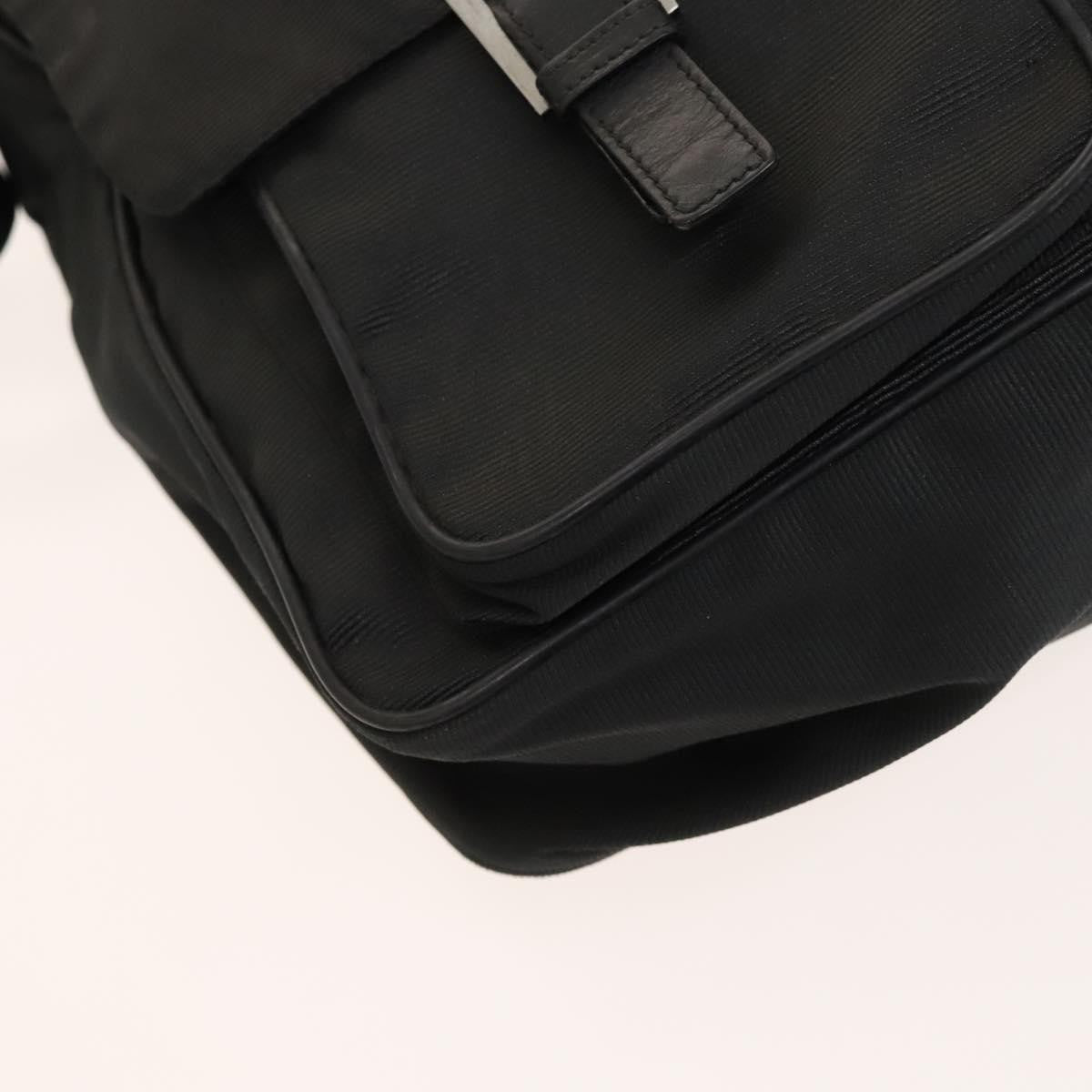 Fendi Vintage Nylon Black Nylon Shoulder Bag Bag (Pre-Owned)