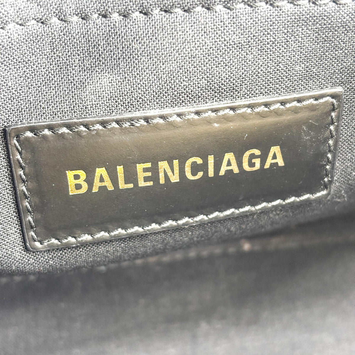Balenciaga Hardware Canvas Black Canvas Tote Bag Bag (Pre-Owned)