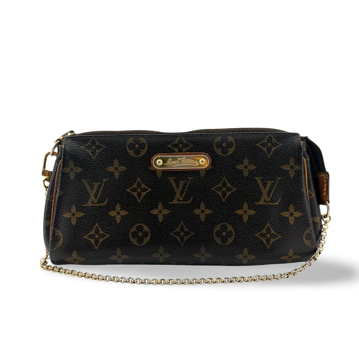 Louis Vuitton Eva Monogram Canvas Brown Canvas Handbag (Pre-Owned)