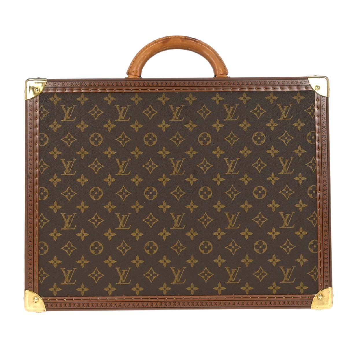 Louis Vuitton Cotteville Trunk Monogram Canvas Brown Canvas Travel Bag Bag (Pre-Owned)