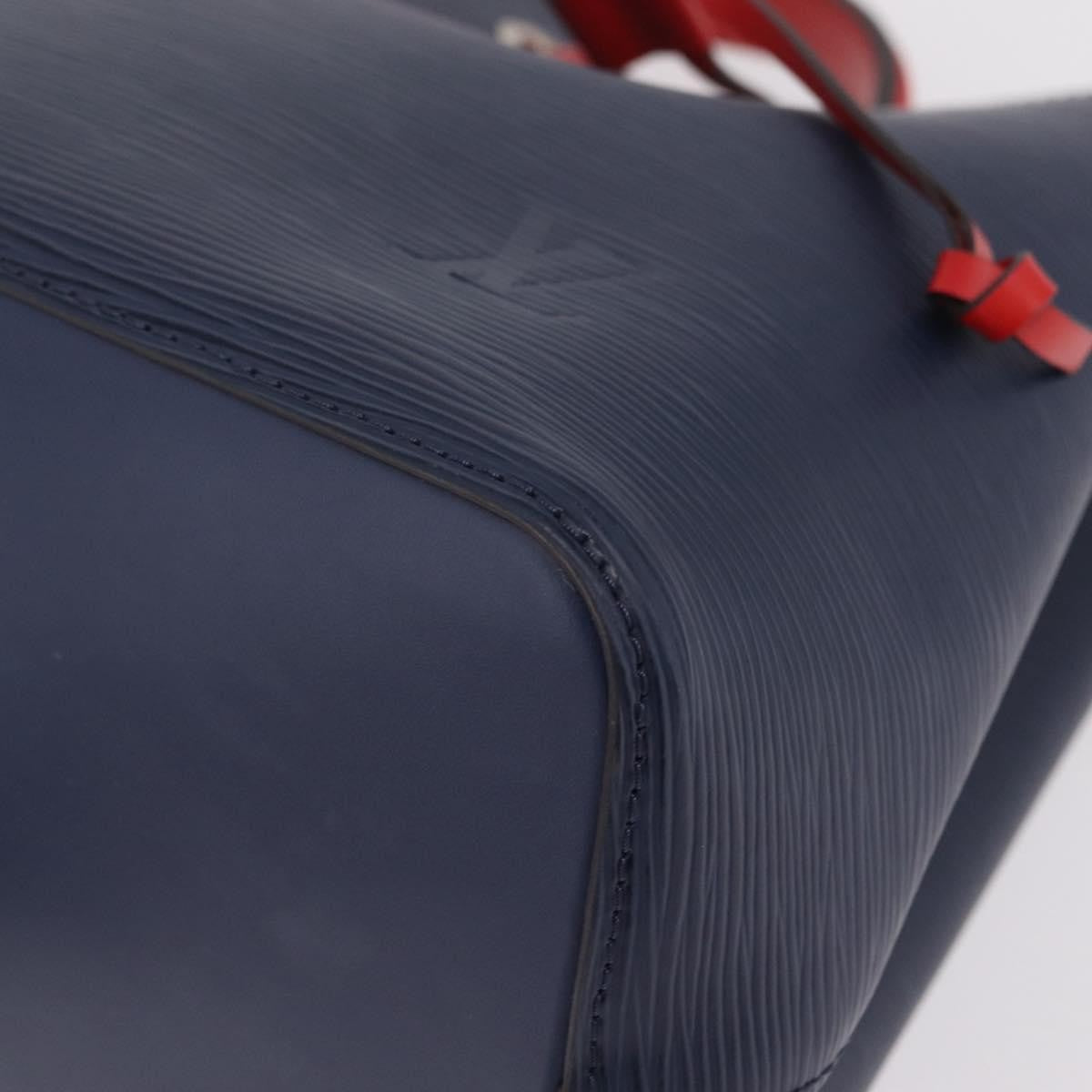 Louis Vuitton Neonoe Limited Edition Colored Damier Navy Leather Handbag (Pre-Owned)