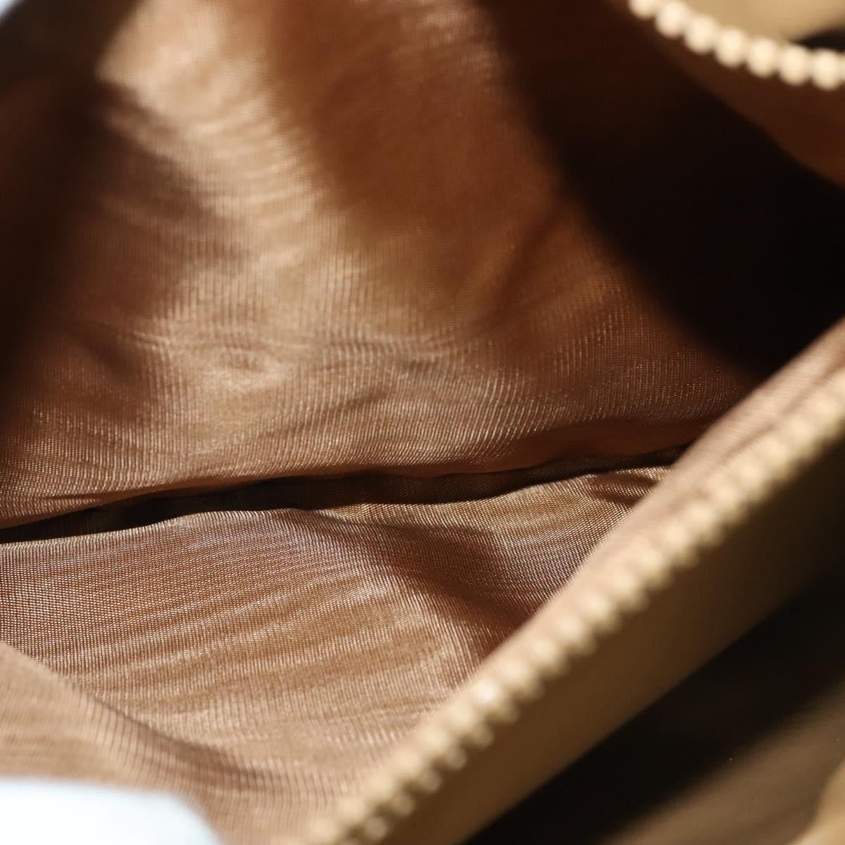 Celine Vintage Macadam Canvas Beige Canvas Bag (Pre-Owned)