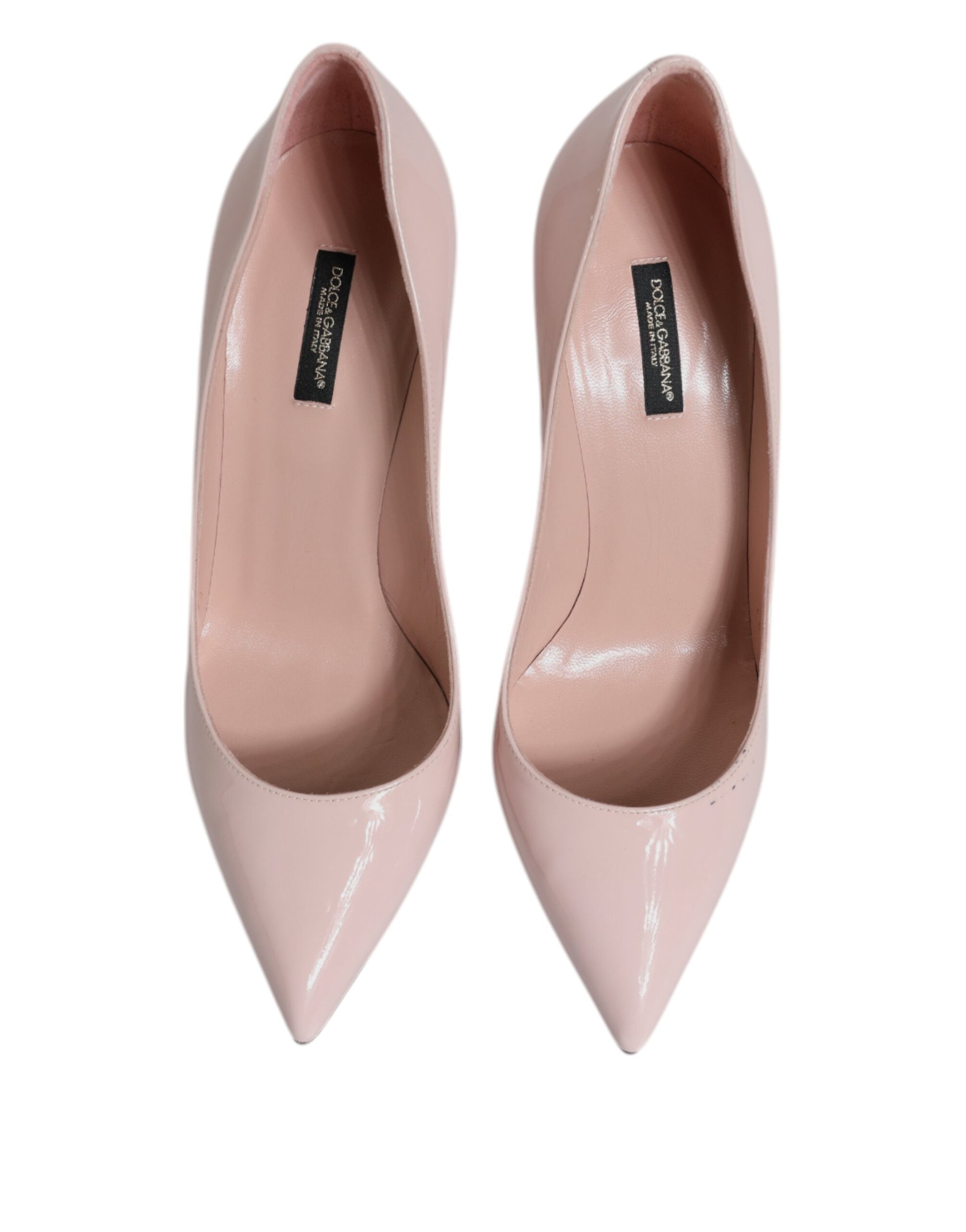 Dolce & Gabbana Pink Patent Leather Stiletto Heel Pumps Women's Shoes (Pre-Owned)