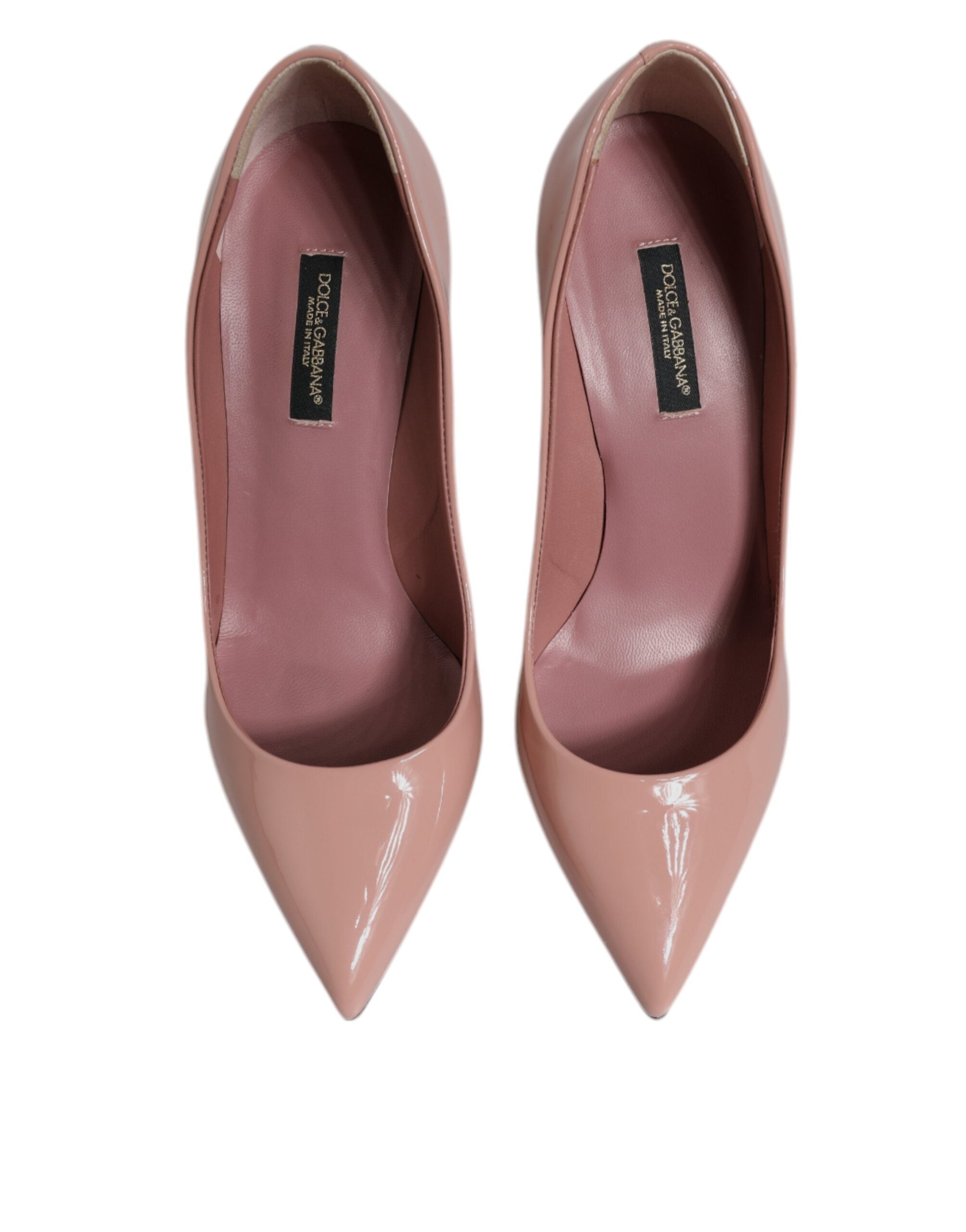 Dolce & Gabbana Pink Patent Leather Stiletto Heel Pumps Women's Shoes (Pre-Owned)