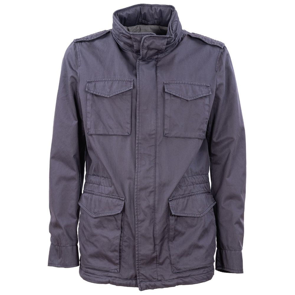 Herno Blue Cotton Men's Jacket