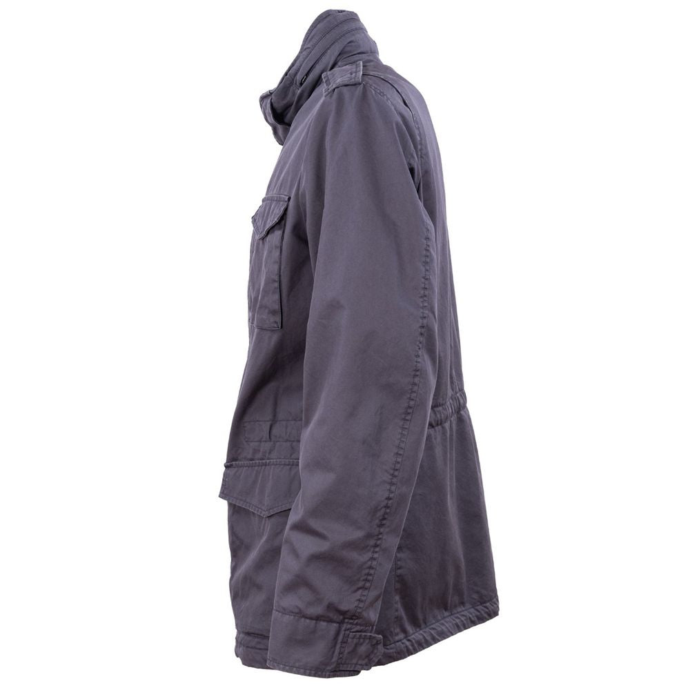 Herno Blue Cotton Men's Jacket