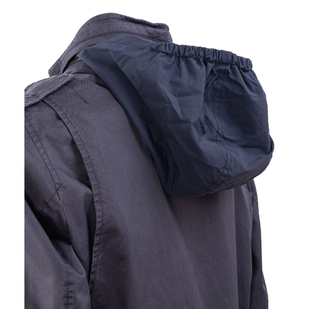 Herno Blue Cotton Men's Jacket