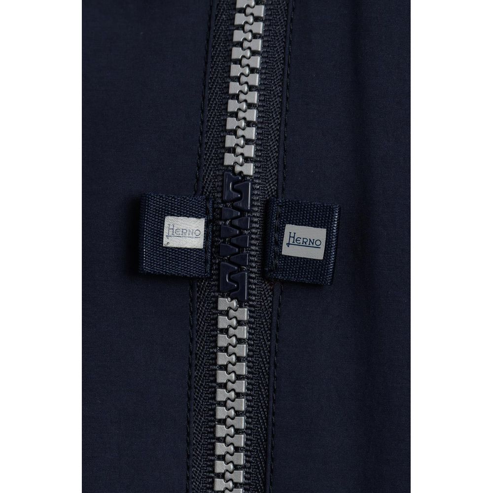 Herno Blue Nylon Men's Jacket