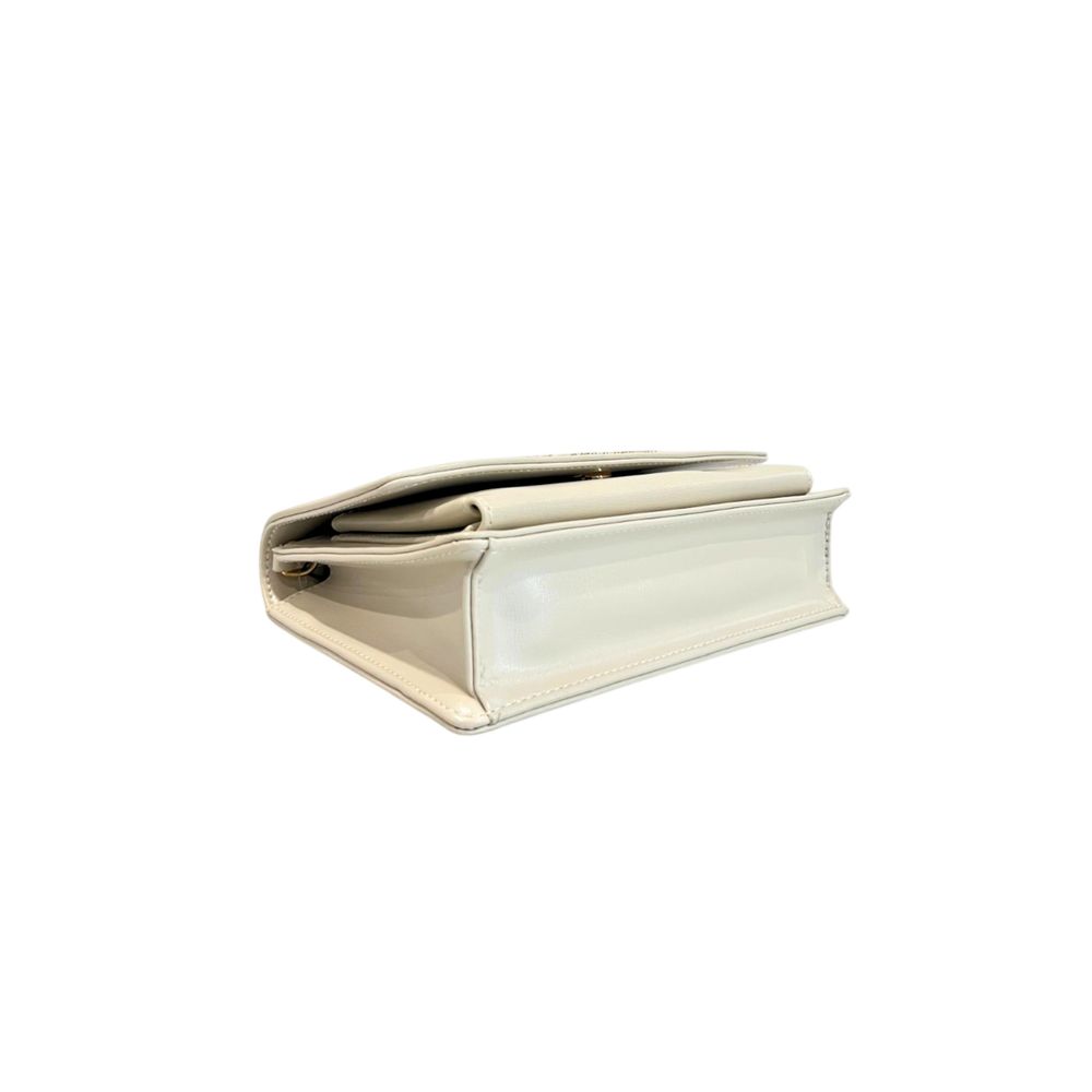 Love Moschino Beige Polyethylene Women Crossbody Women's Bag