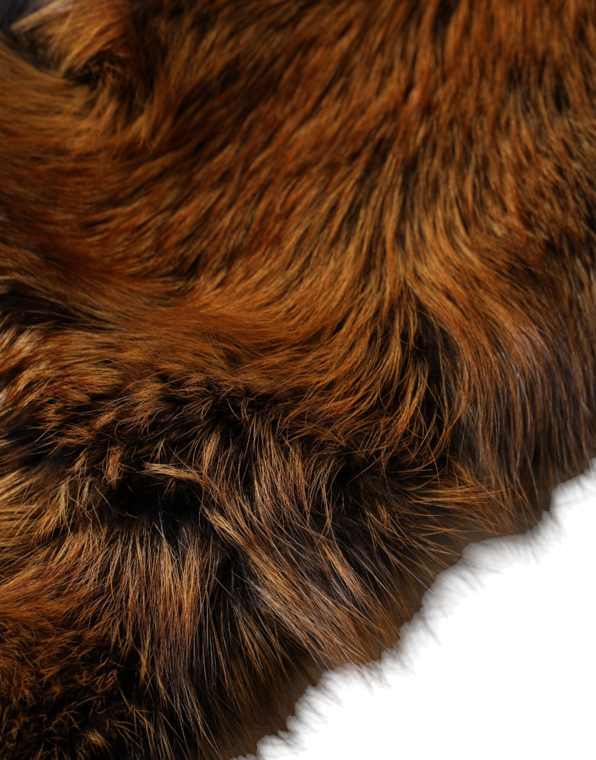 Dolce & Gabbana Brown Red Fox Fur Neck Warmer Winter Women's Scarf