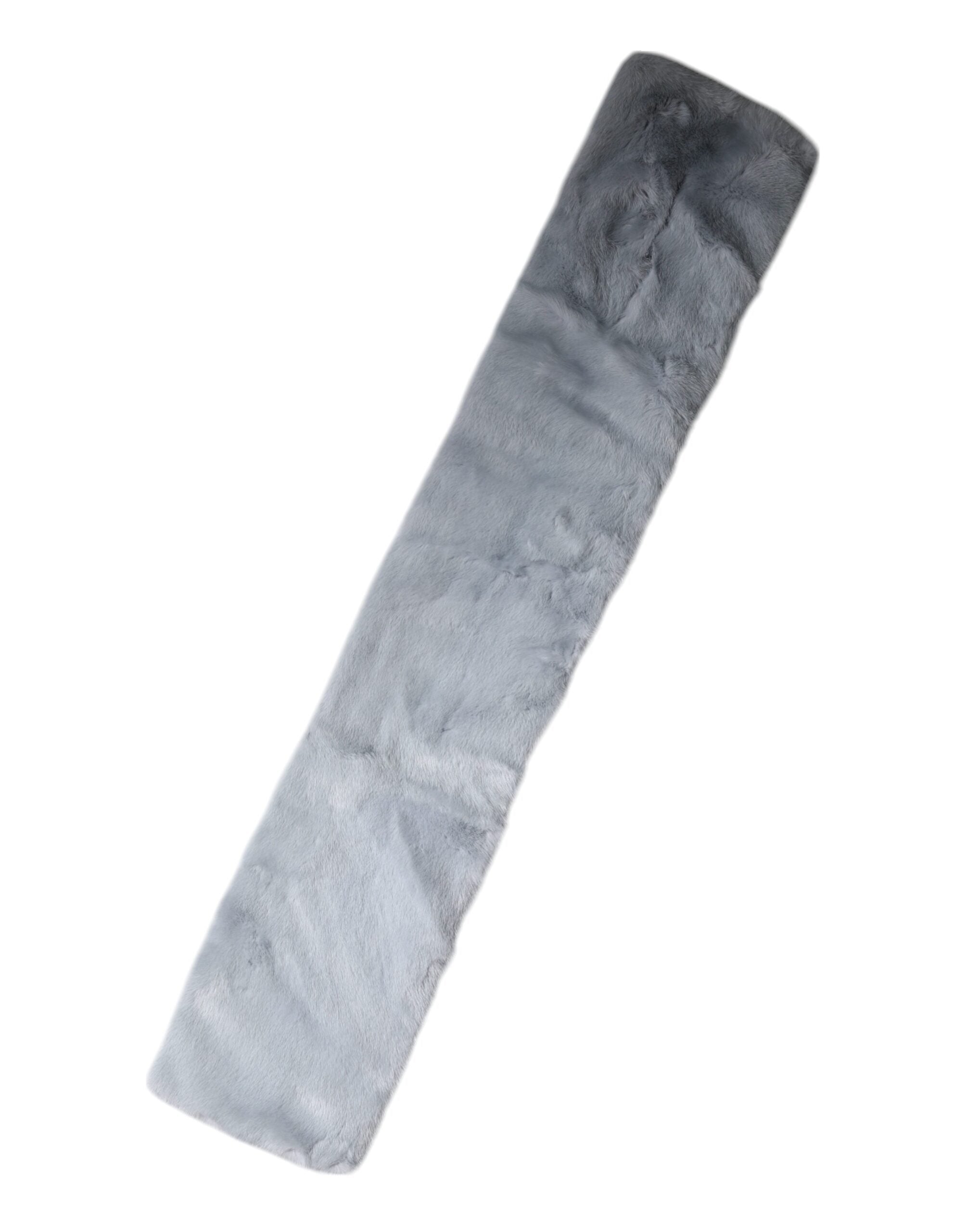 Dolce & Gabbana Powder Blue Mink Fur Neck Warmer Women's Scarf
