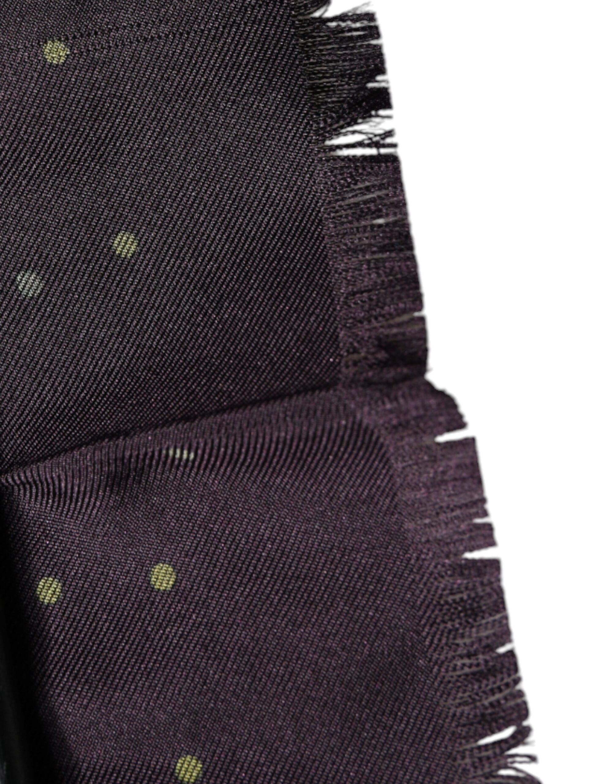 Dolce & Gabbana Purple Fantasy Silk Neck Wrap Shawl Men's Scarf (Pre-Owned)