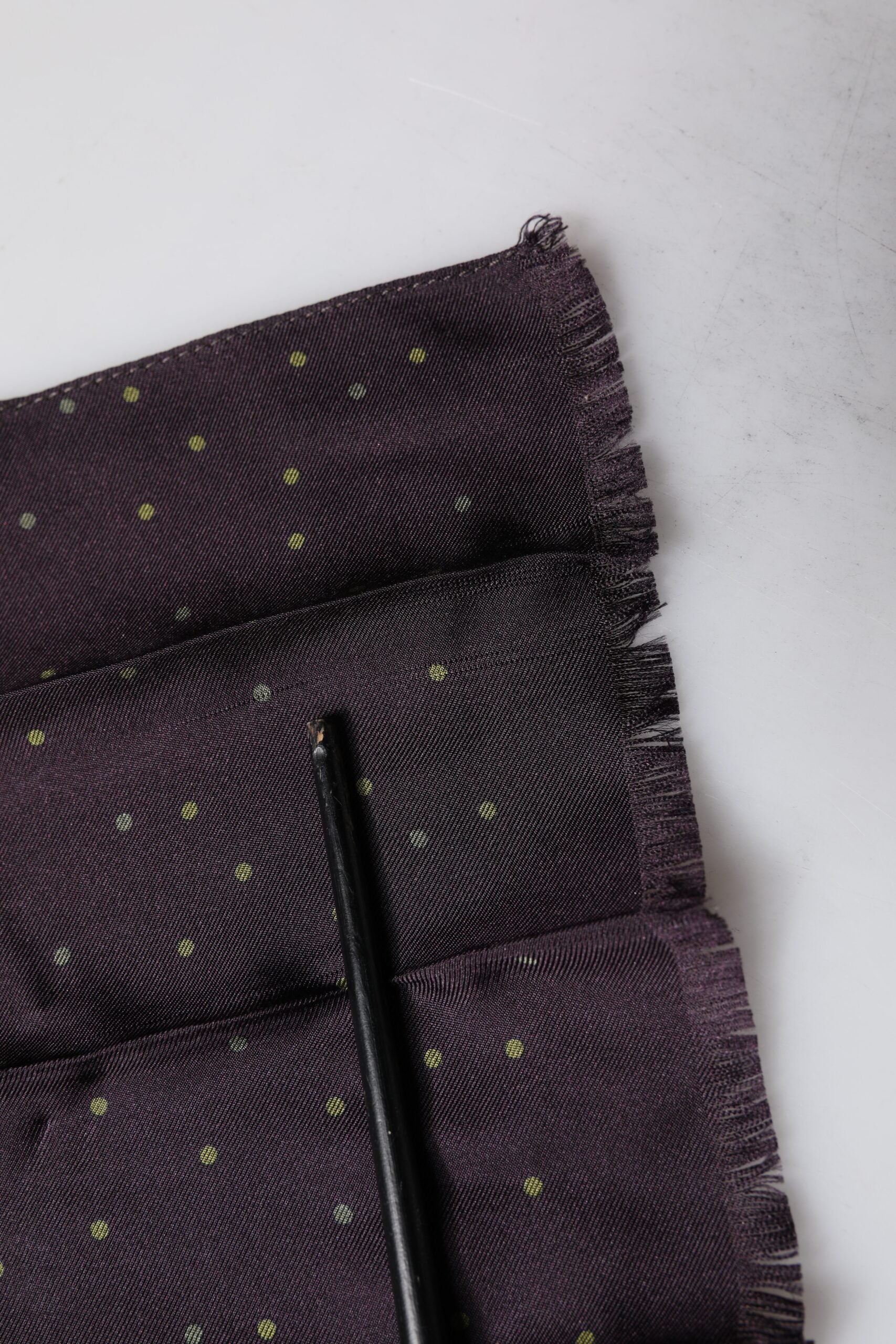 Dolce & Gabbana Purple Fantasy Silk Neck Wrap Shawl Men's Scarf (Pre-Owned)