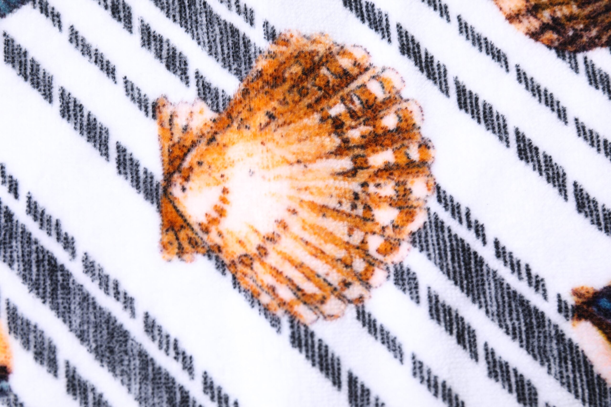 Dolce & Gabbana Multicolor Stripes Seashells Beach Women's Towel