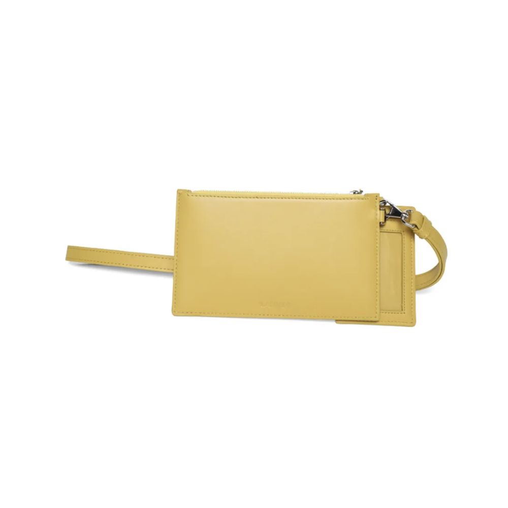 Lanvin "Sunshine Yellow Leather Men Men's Wallet"