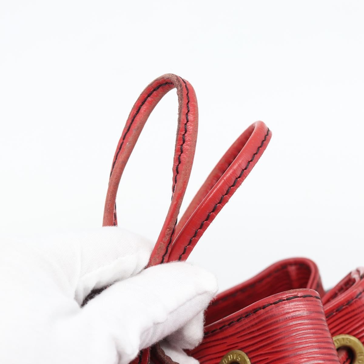 Louis Vuitton Petit Noe Epi Leather Red Leather Shoulder Bag Bag (Pre-Owned)