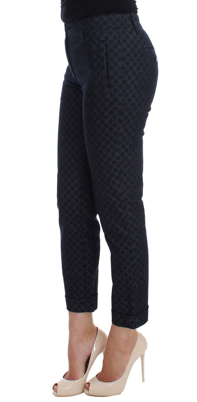 Dolce & Gabbana Polka Dotted Slim Capris Women's Jeans