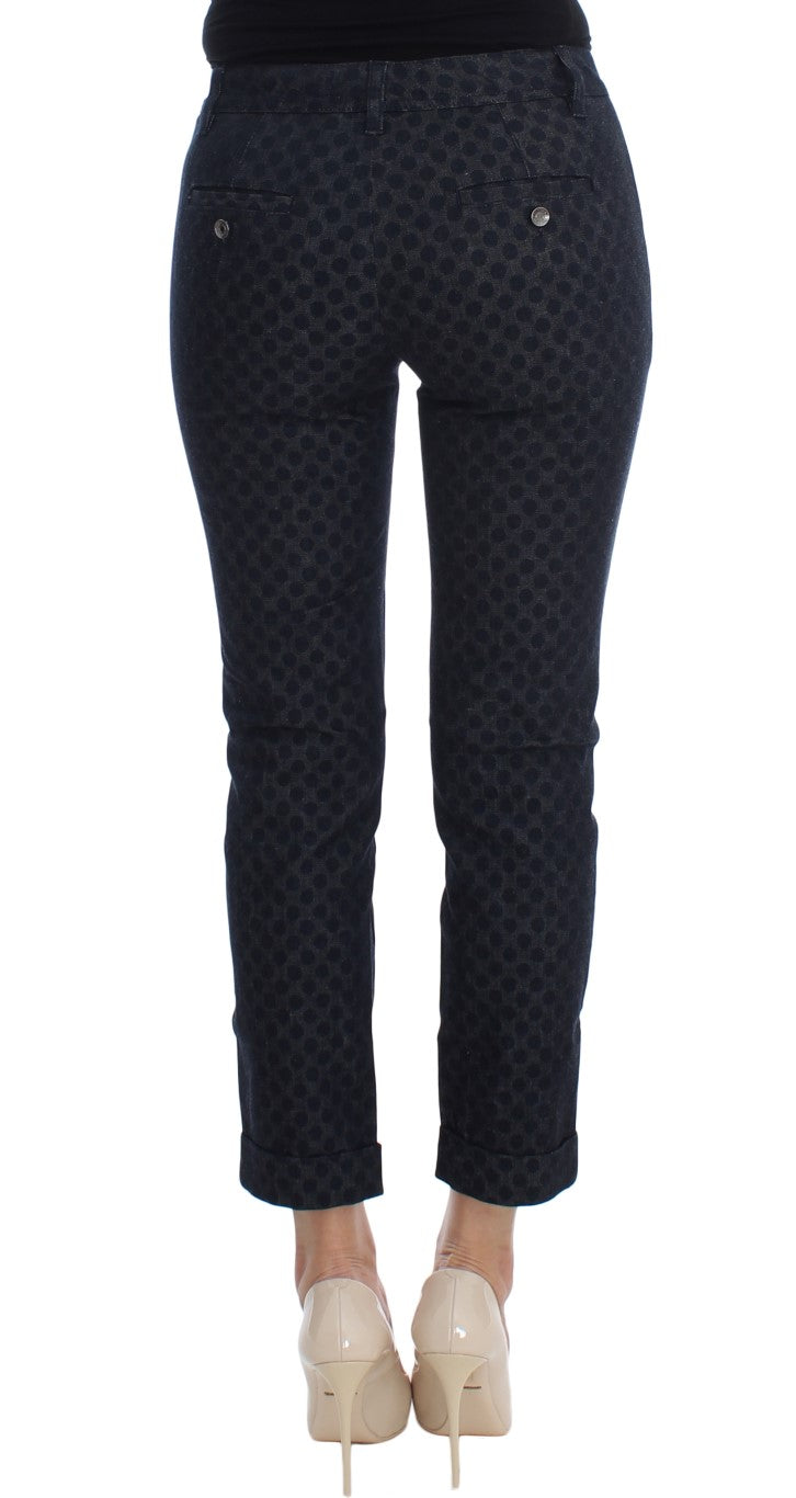 Dolce & Gabbana Polka Dotted Slim Capris Women's Jeans