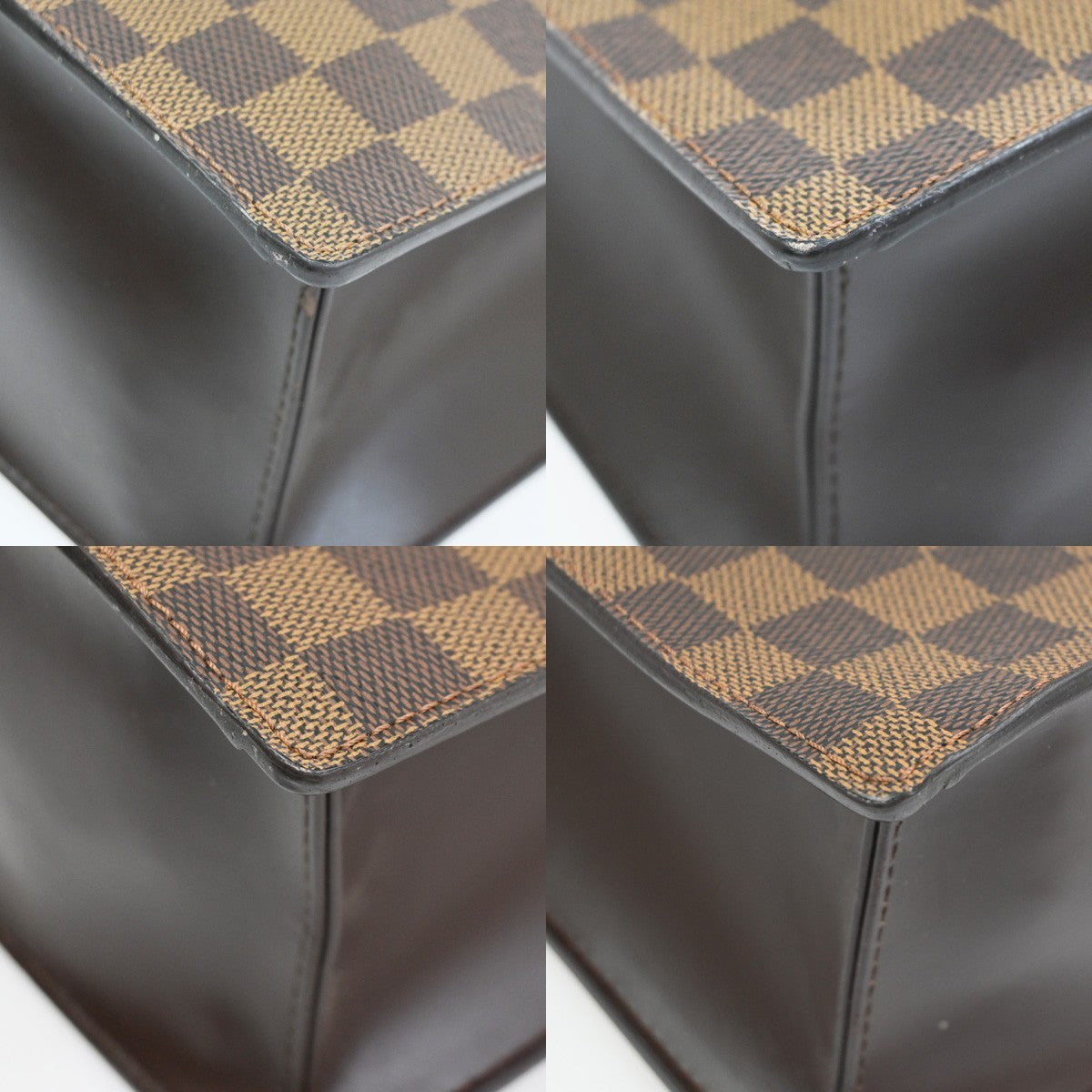 Louis Vuitton Venice Sac Plat Damier Ebene Brown Canvas Tote Bag Bag (Pre-Owned)