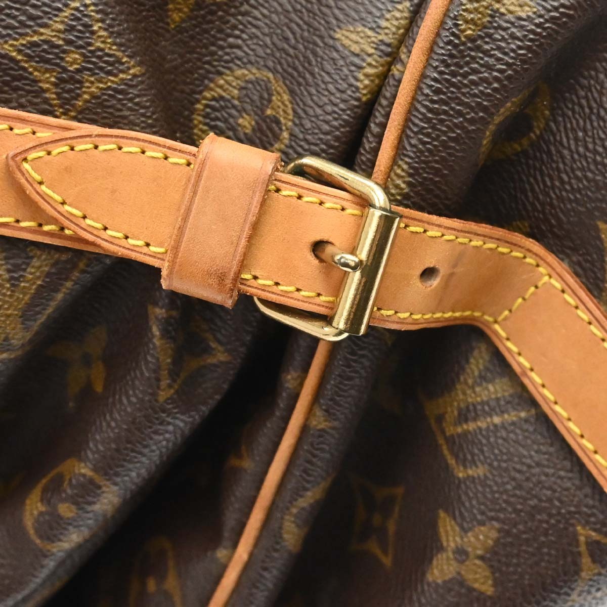 Louis Vuitton Saumur Monogram Canvas Brown Canvas Handbag (Pre-Owned)