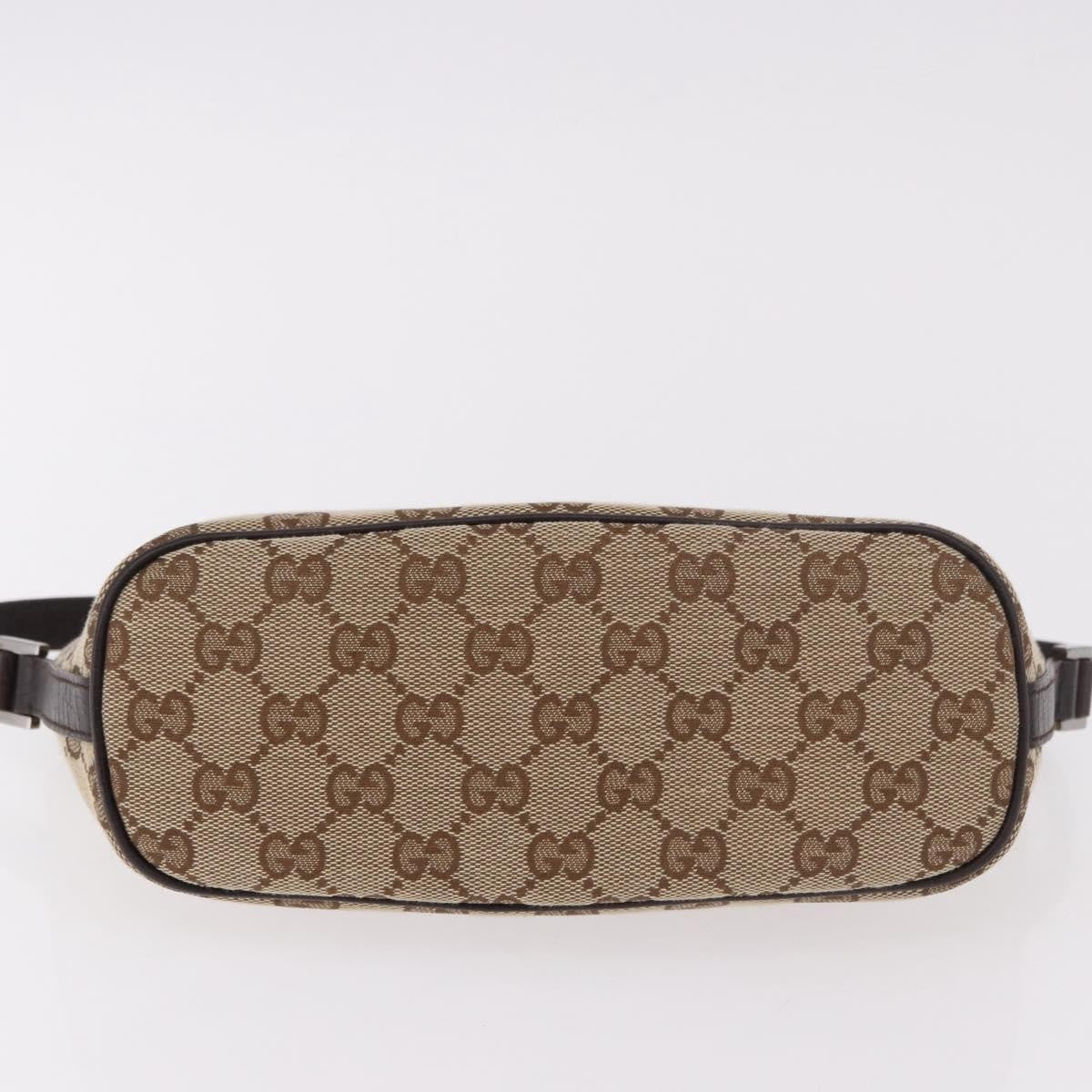Gucci Gg Tiger Gg Canvas Beige Canvas Clutche & Pouche Bag (Pre-Owned)