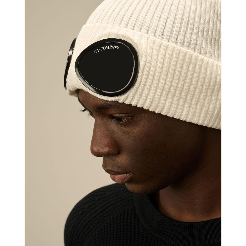 C.P. Company Black Wool Hats & Men's Cap