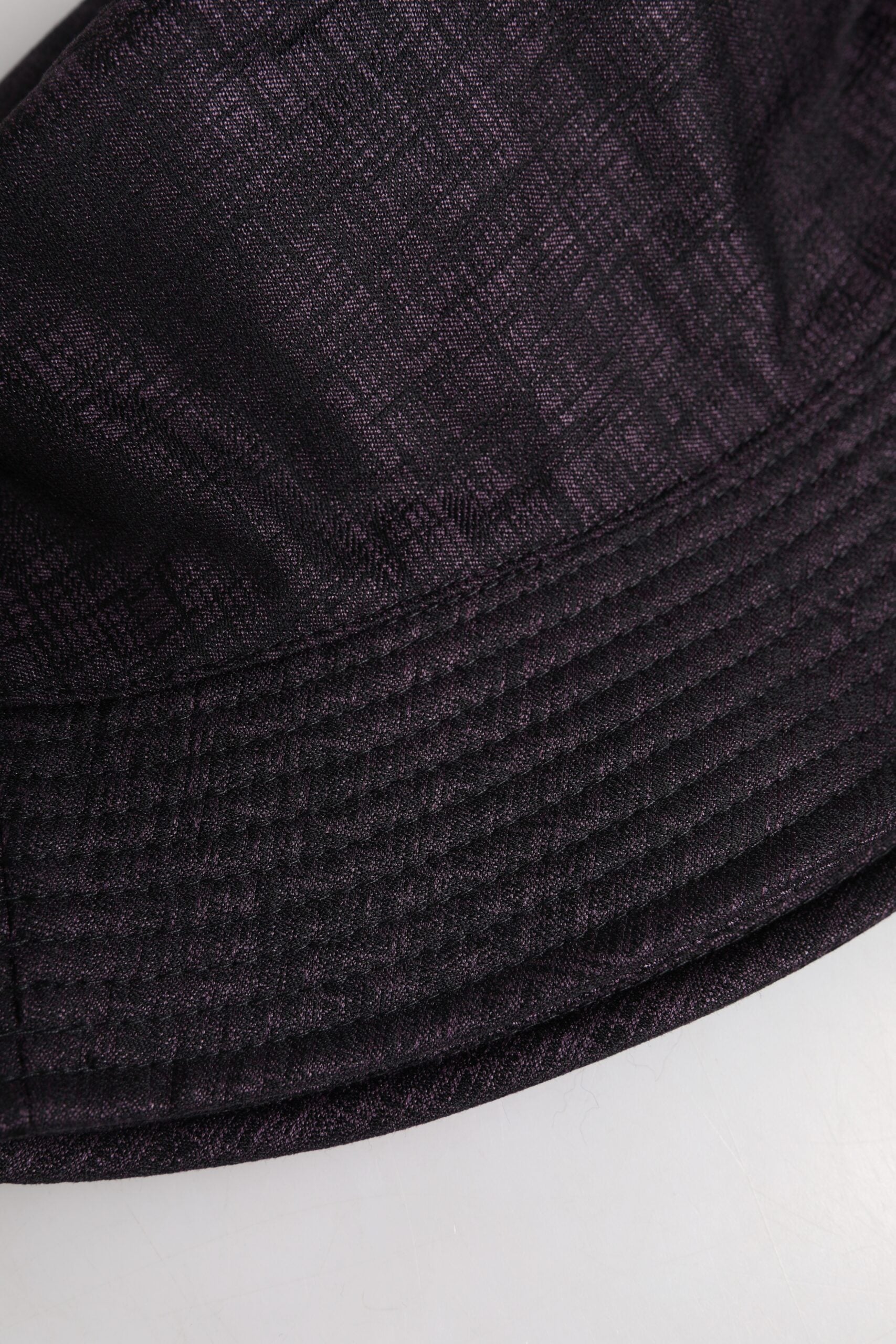 Dolce & Gabbana Black Wide Brim Nylon Bucket Men's Hat