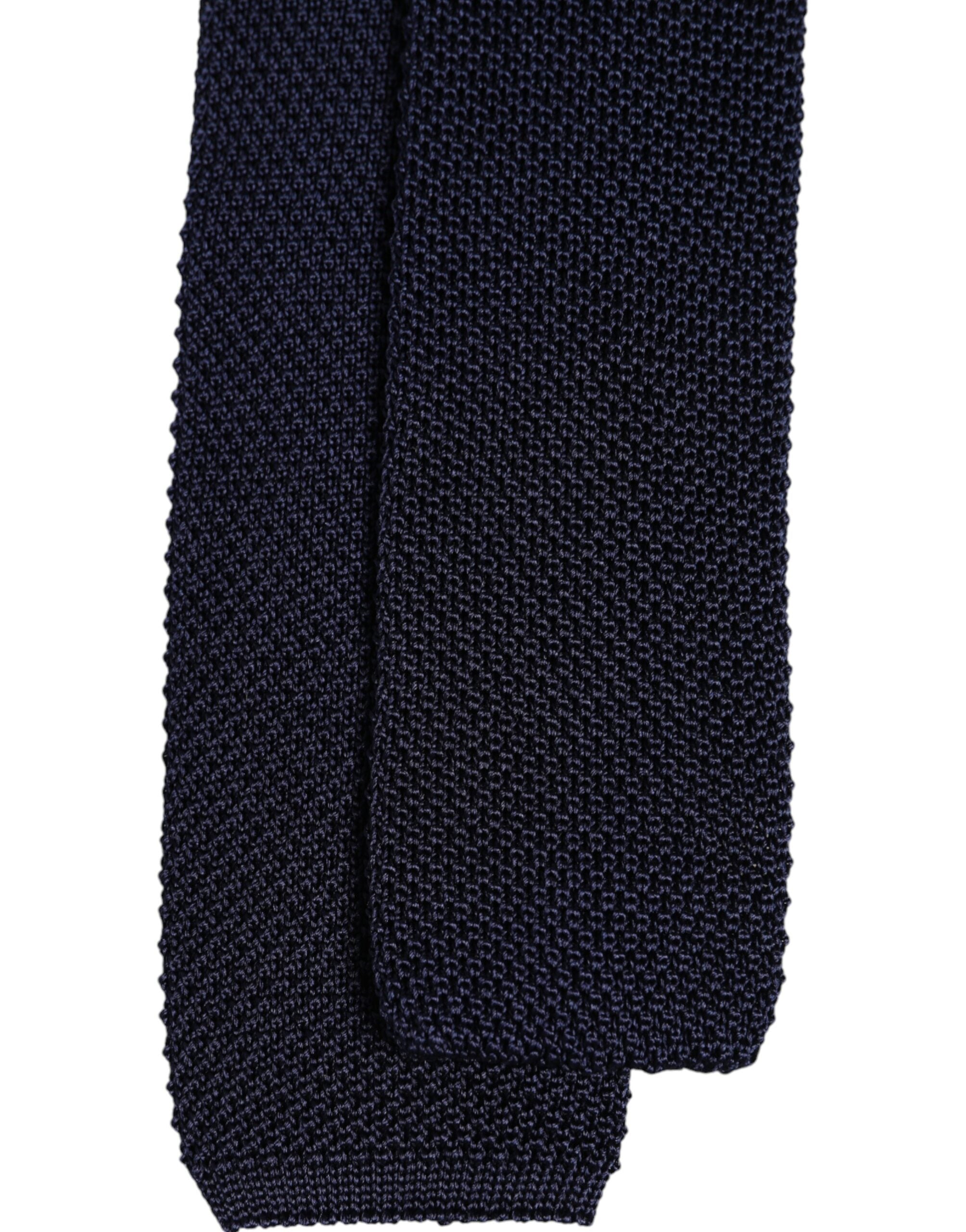 Dolce & Gabbana Dark Blue Silk Adjustable NeckMen's Men's Tie