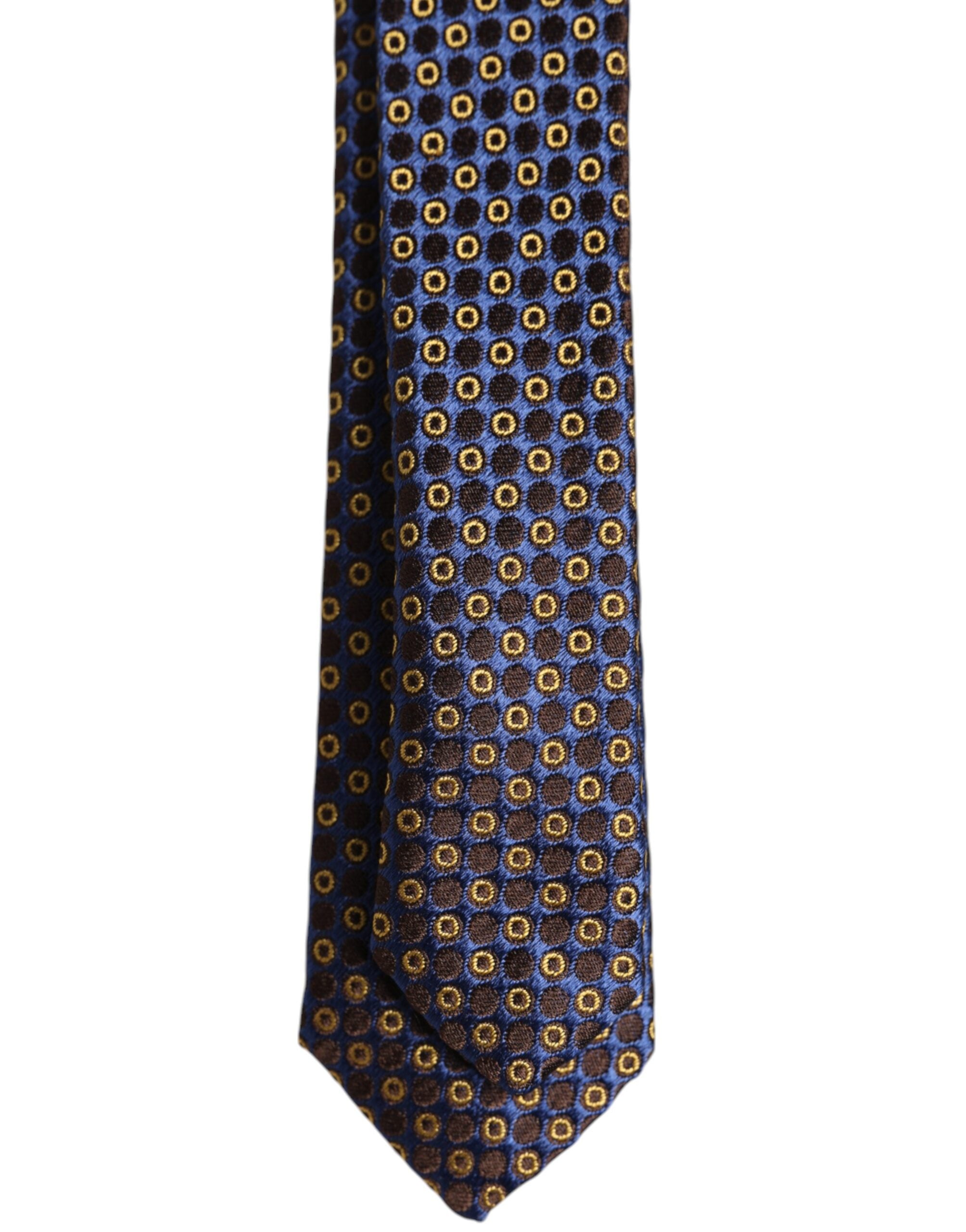 Dolce & Gabbana Multicolor Circles Silk Adjustable NeckMen's Men's Tie