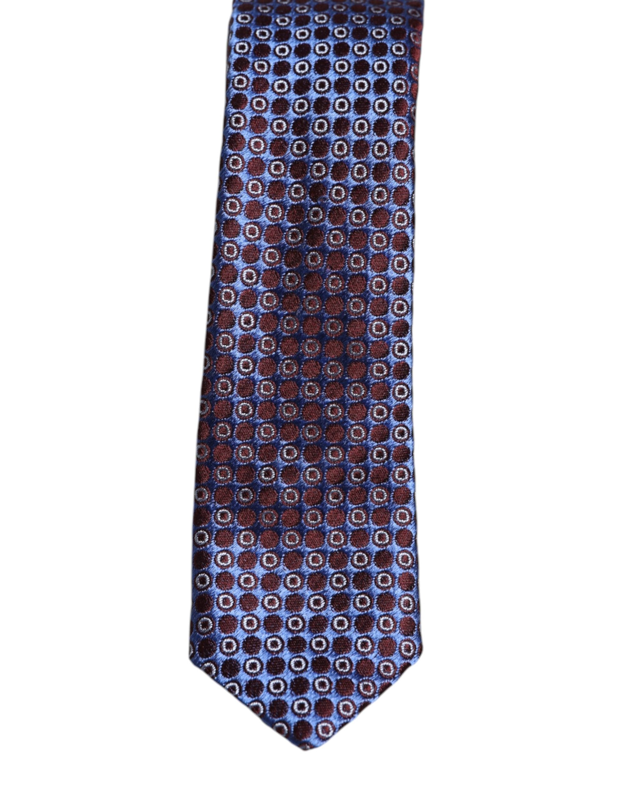 Dolce & Gabbana Multicolor Circles Silk Adjustable NeckMen's Men's Tie