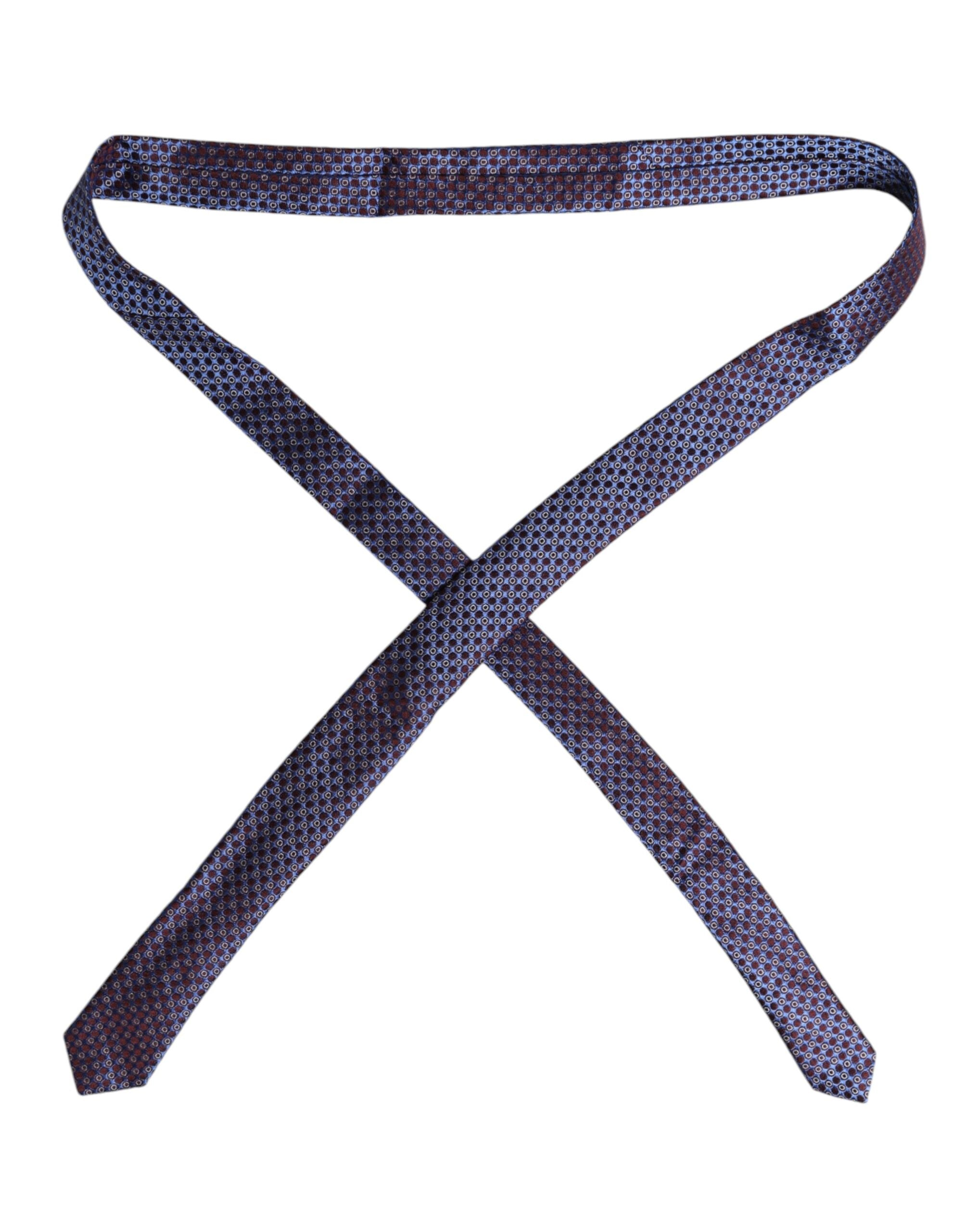 Dolce & Gabbana Multicolor Circles Silk Adjustable NeckMen's Men's Tie