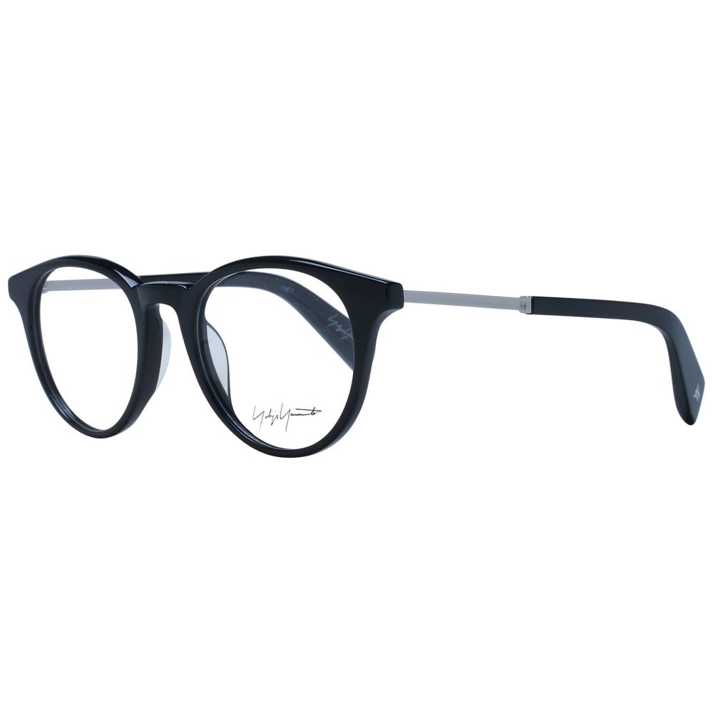 Yohji Yamamoto Black Metal Glasses Men's (Frames)