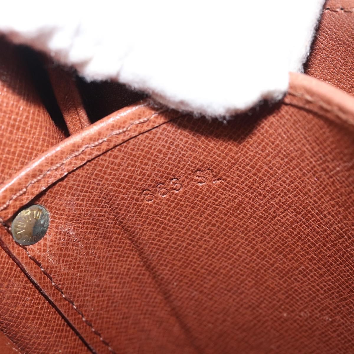 Louis Vuitton Cartouchiere Monogram Canvas Brown Canvas Handbag (Pre-Owned)