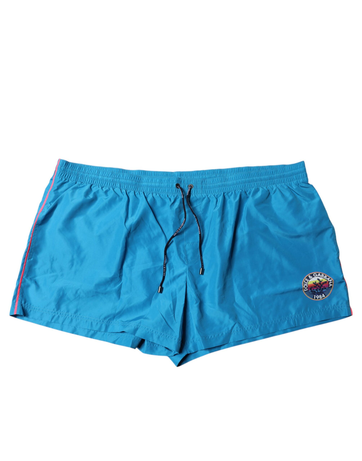 Dolce & Gabbana Turquoise Logo Beachwear Shorts 2Pc Men's Swimwear