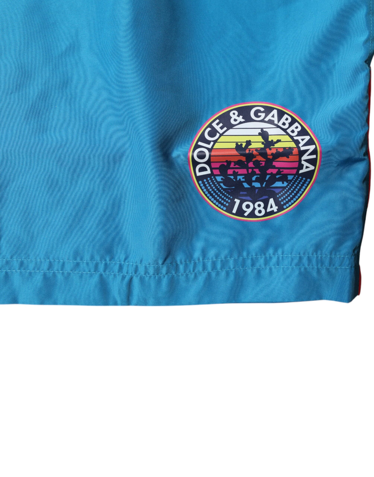 Dolce & Gabbana Turquoise Logo Beachwear Shorts 2Pc Men's Swimwear