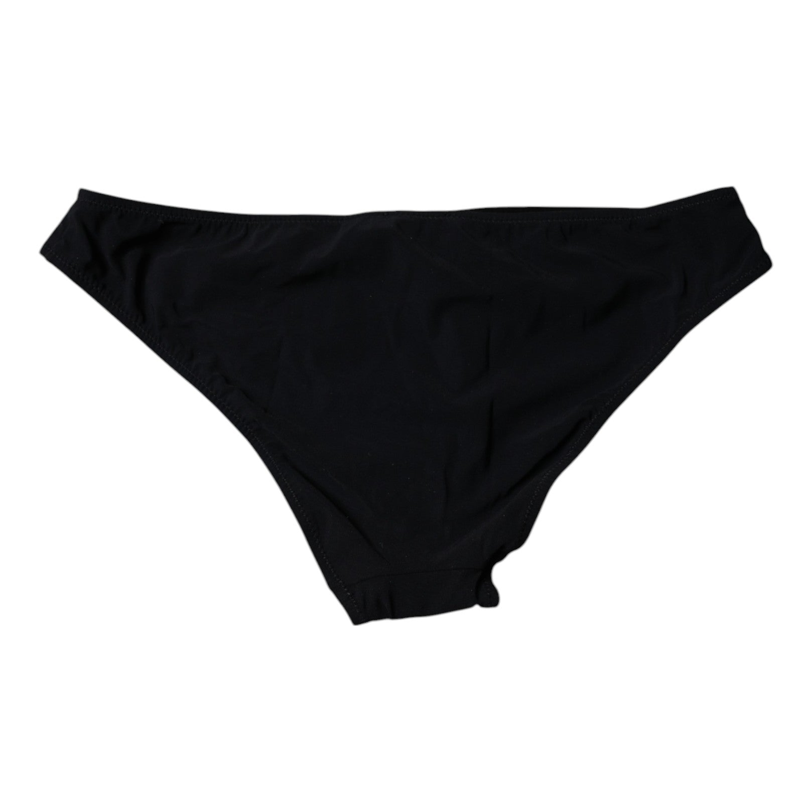 Dolce & Gabbana Black Nylon Stretch Mid Waist Panty Women's Underwear