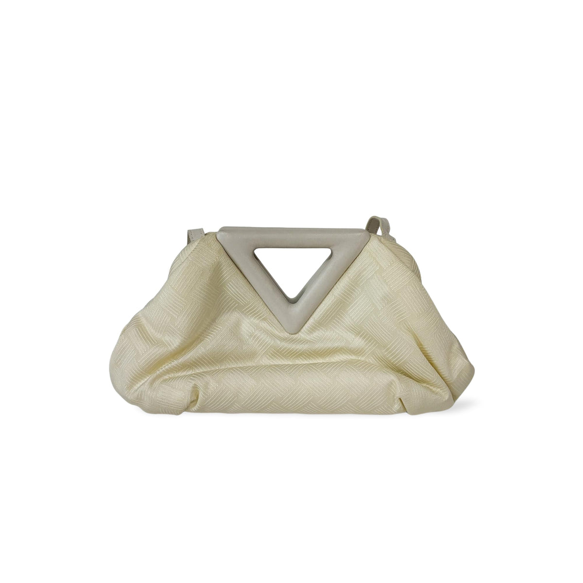 Bottega Veneta Point Leather White Other Shoulder Bag Bag (Pre-Owned)