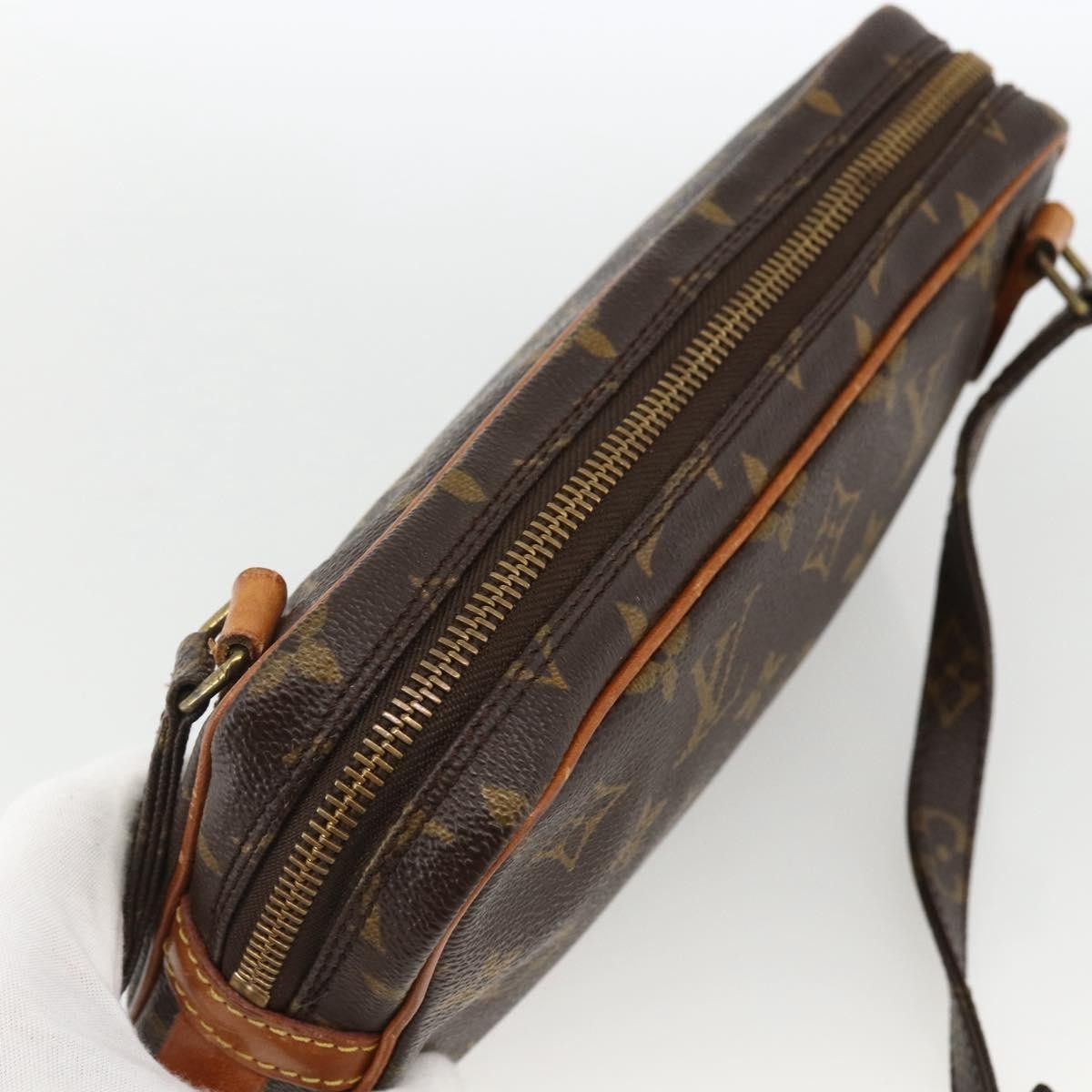 Louis Vuitton Pochette Marly Bandouliere Monogram Canvas Brown Canvas Shoulder Bag Bag (Pre-Owned)