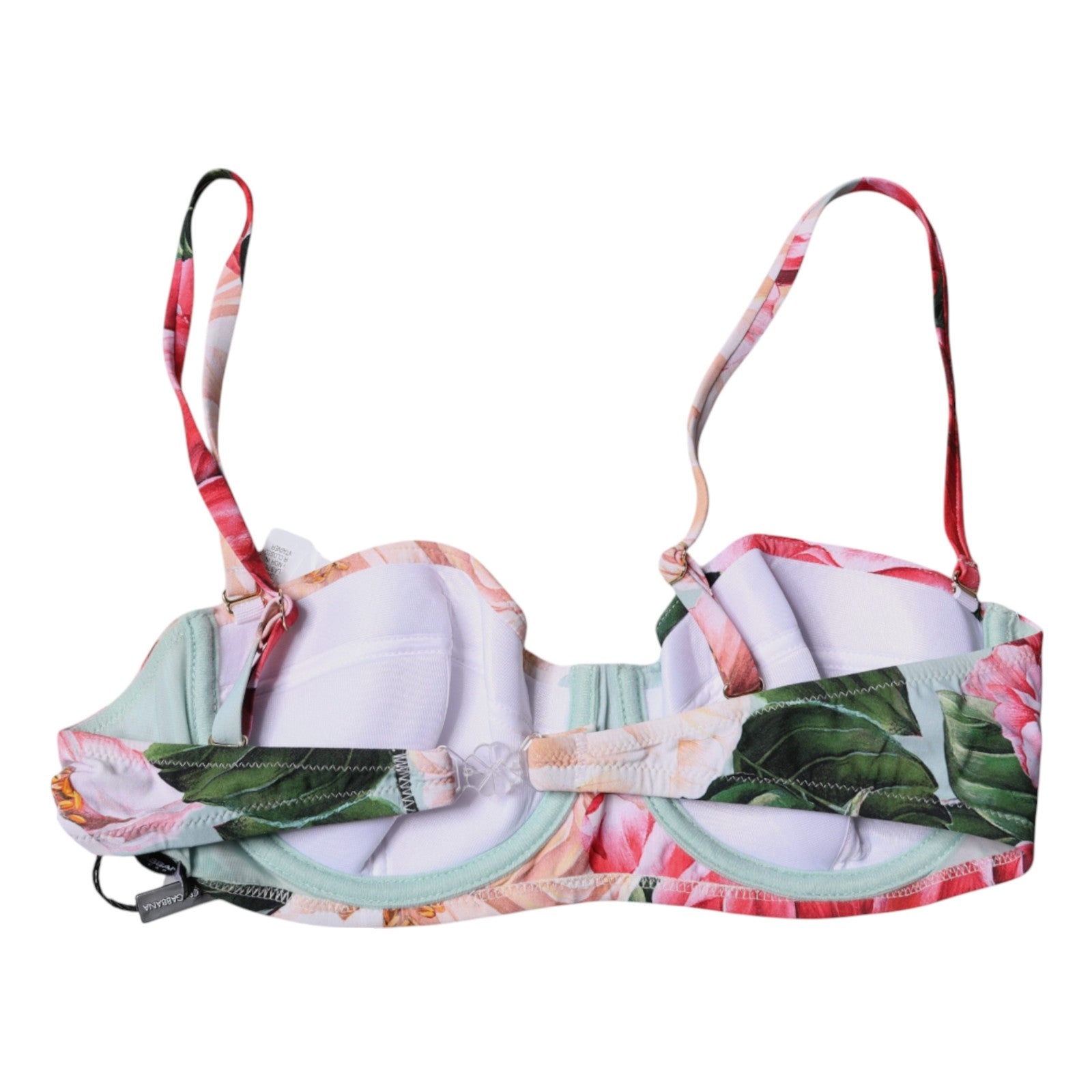 Dolce & Gabbana Multicolor Floral Padded Balconette Bra Women's Underwear (Pre-Owned)