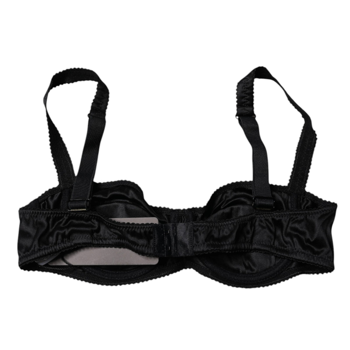 Dolce & Gabbana Black Nylon Stretch Soft Cup Brassiere Women's Underwear