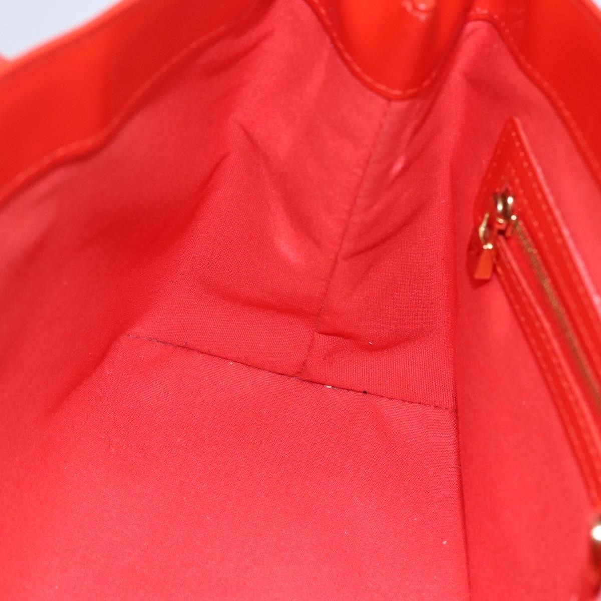 Louis Vuitton Wilshire Monogram Vernis Orange Patent_Leather Tote Bag Bag (Pre-Owned)