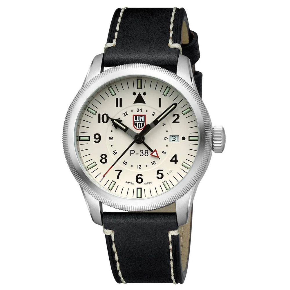 Luminox Black Leather Men's Watch