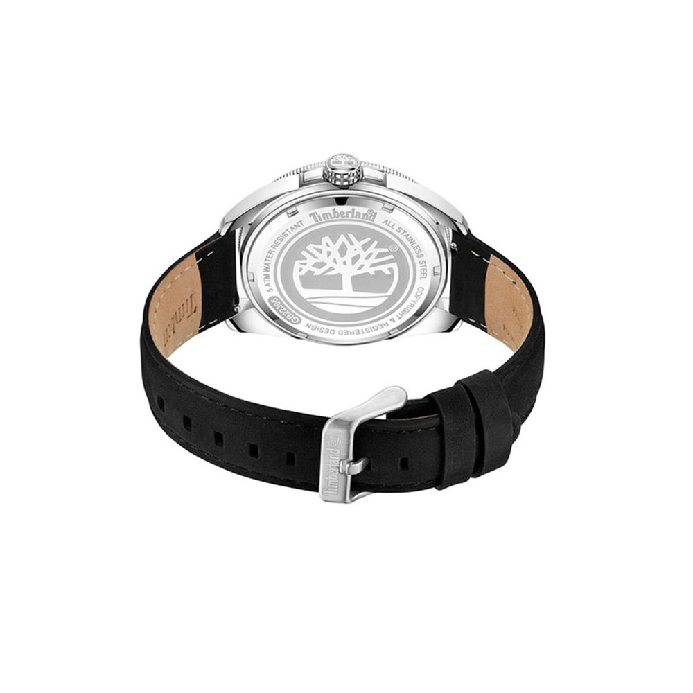 Timberland Black Leather Men's Watch