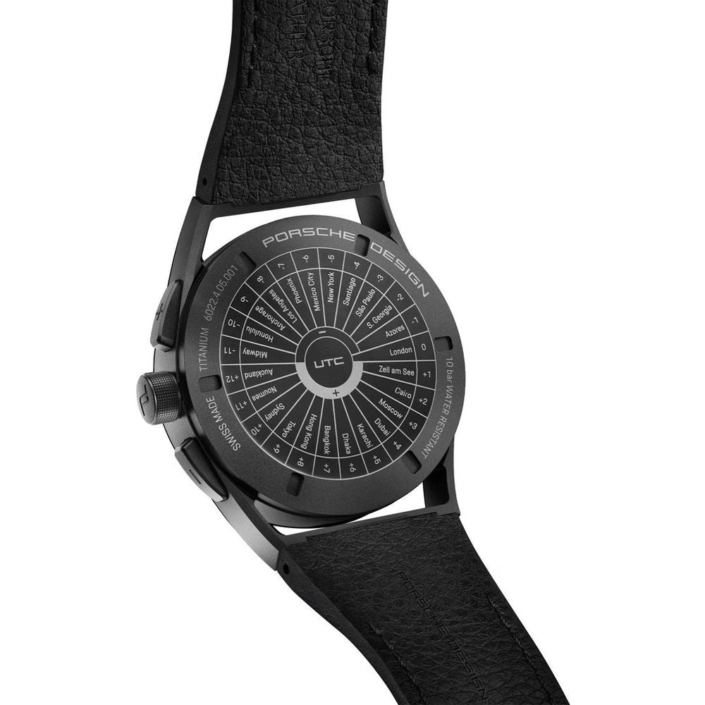Porsche Design Black Leather Men's Watch