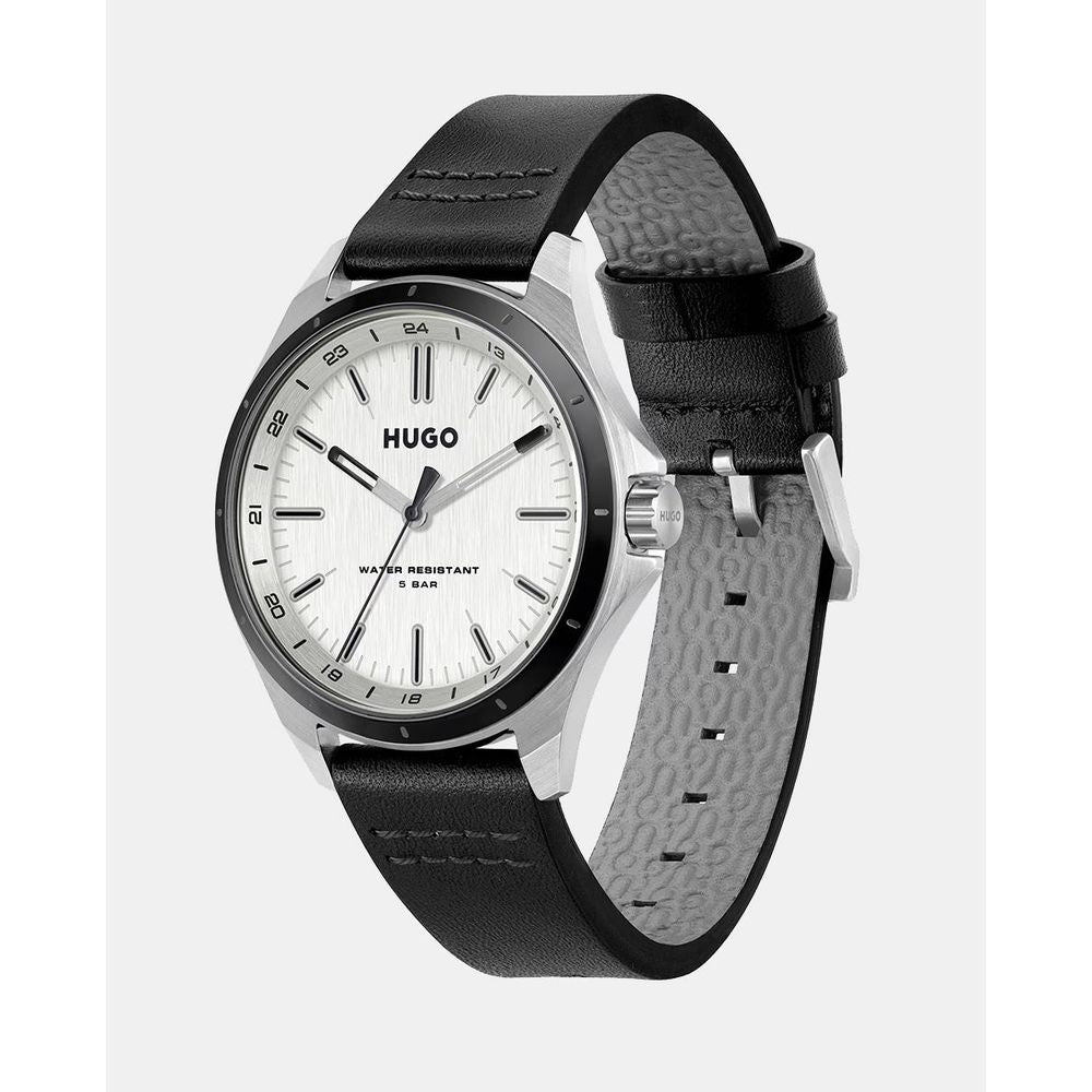 Hugo Boss Black Leather Men's Watch