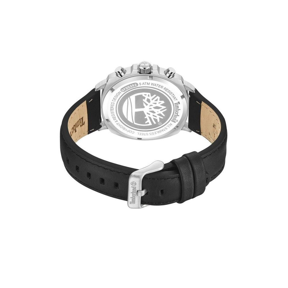 Timberland Orange Leather Men's Watch