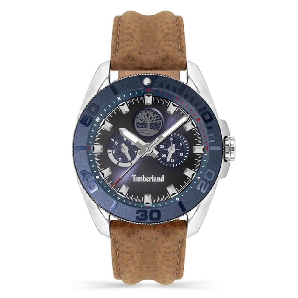 Timberland Brown Leather Men's Watch